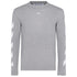 Off-White Arrow Logo Grey Knit Jumper M
